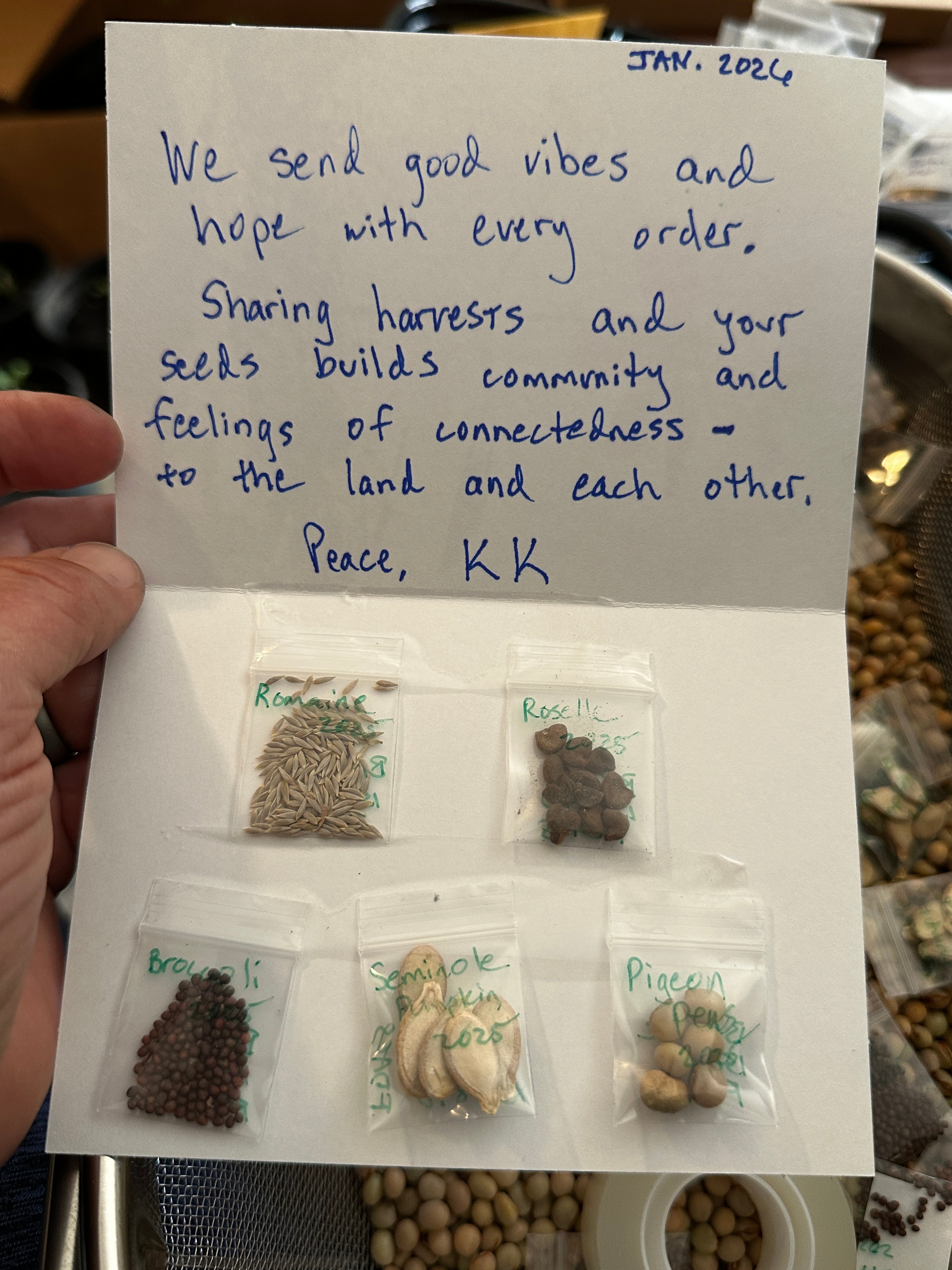 Seed-loaded Greeting Cards - Personalized